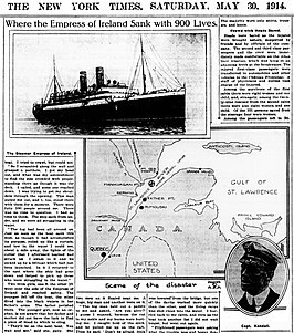 19140530 Where the RMS Empress of Ireland Sank - map - The New York Times.jpg