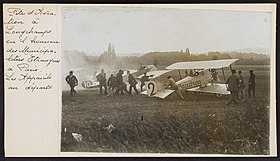 Blick aus dem Flugzeug.