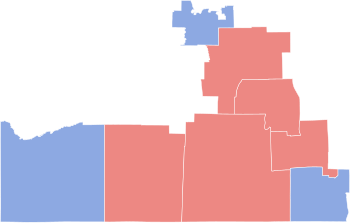 2008 United States House of Representatives Election in New York's 29th Congressional District.svg