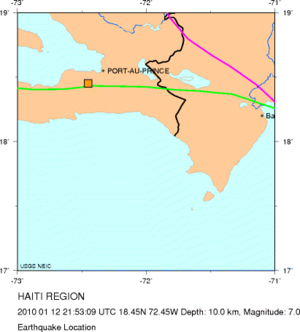 Erdbeben In Haiti 2010: Betroffene Regionen, Tektonischer Hintergrund, Verlauf des Bebens