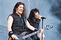 Frank Joseph Bello and Joey Belladonna from Anthrax at Nova Rock 2014