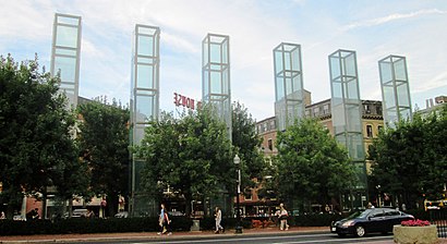 How to get to New England Holocaust Memorial with public transit - About the place