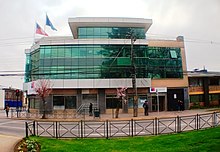 Subdirección nacional de la Conadi en Temuco, ubicada frente a la plaza Teodoro Schmidt.