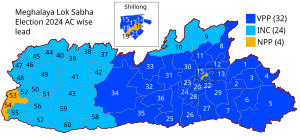 2024 Meghalaya Lok Sabha Elections Assembly Wise Leads Map 2024 Meghalaya Lok Sabha Elections Assembly Wise Leads Map.svg
