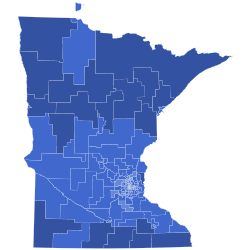 2024 Minnesota Democratic Presidential Primary results by Legislative District.svg