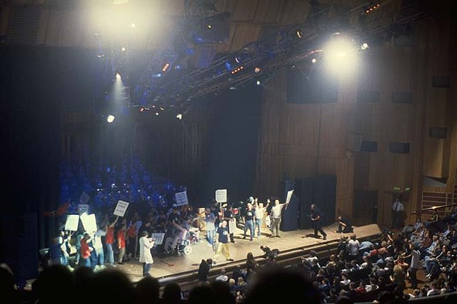 2K's performance at the Barbican Arts Centre, London, 1997