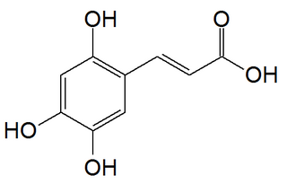 2,4,5-Trihydroxycinnamic acid Chemical compound