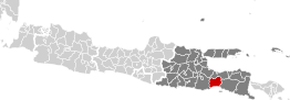Kaart van Lumajang