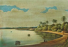 نزهة على طول نهر دجلة، 1901. ملكية خاصة.