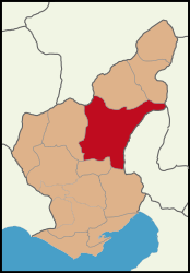 Distretto di Kozan – Mappa