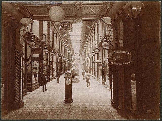 The Adelaide Arcade in 1892