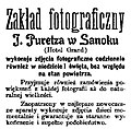 Advertisement of Jakub Puretz (1904).jpg