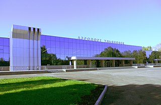 <span class="mw-page-title-main">Ulyanovsk Baratayevka Airport</span> International airport in Ulyanovsk, Russia