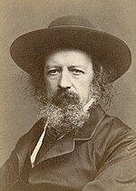 Thumbnail for File:Alfred Lord Tennyson, autographed portrait by Elliott &amp; Fry (cropped).jpg