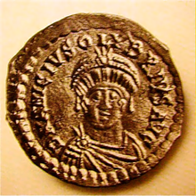 Coin of Emperor Olybrius Anicius Olybrius.png