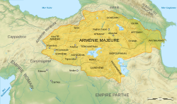 Velika Armenija okoli leta 150
