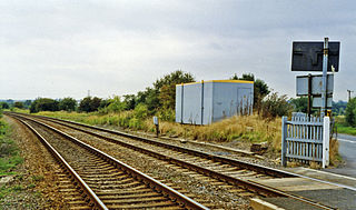 <span class="mw-page-title-main">Asfordby railway station</span> Former railway station in Leicestershire, England