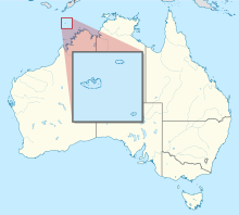 Ashmore and Cartier Islands in Australia.svg