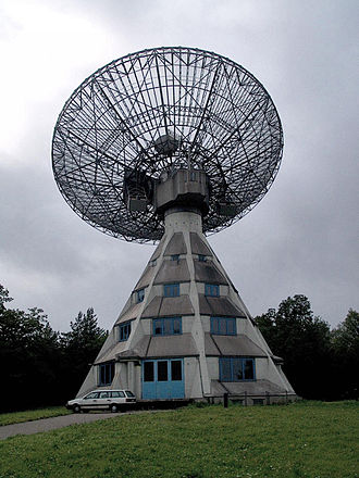 Radioteleskop Astropeiler Stockert auf dem Stockert