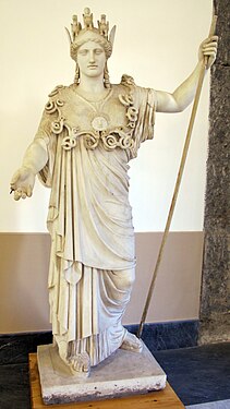 Athéna Farnese. Musée archéologique national de Naples.