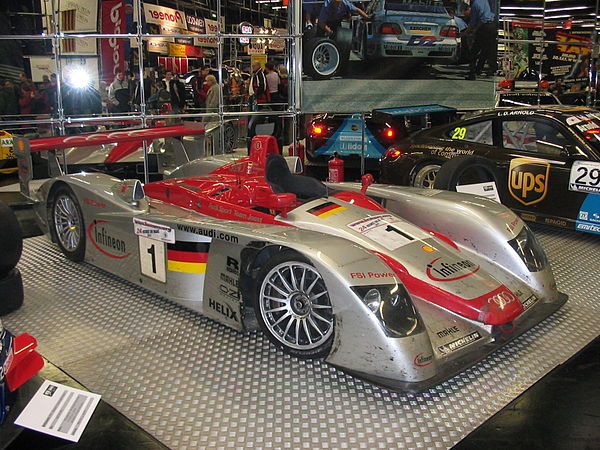 Joest's successful Audi R8, winner three years in a row.