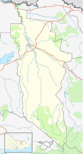 Glenrowan is located in Rural City of Wangaratta