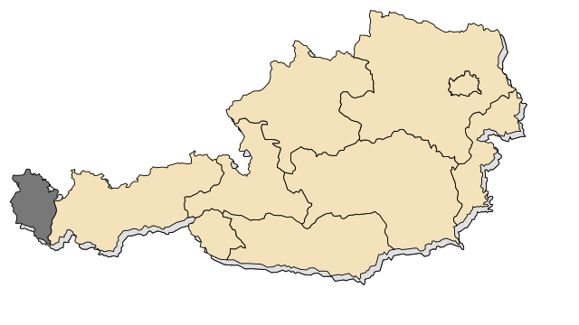 Forbundslandet Vorarlberg i Austerrike