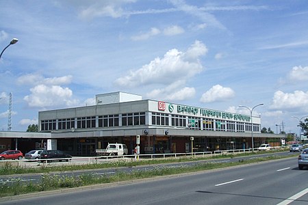 Bahnhof Berlin Schoenefeld Flughafen Gebaeude