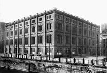 L'Accademia dell'architettura, oggi distrutta, agli inizi del Novecento