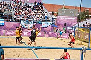 Deutsch: Beachhandball bei den Olympischen Jugendspielen 2018; Tag 3, 9. Oktober 2018; Jungs, Vorrunde, Gruppe A - Ungarn-Thailand 2:1 English: Beach handball at the 2018 Summer Youth Olympics at 9 October 2018 – Girls Preliminary Round Group A‎ – Hungary-Thailand 2:1