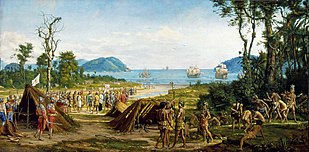 Founding of São Vicente, by Benedito Calixto