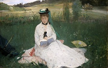 Berthe Morisot, L'Ombrelle verte (1867-1873)