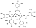 Miniatura para 1,2,3,4,6-pentagaloil-glucosa