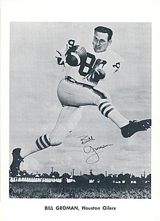 <span class="mw-page-title-main">Bill Groman</span> American football player (1936–2020)