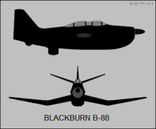 B-88 two-view Blackburn B-88.png