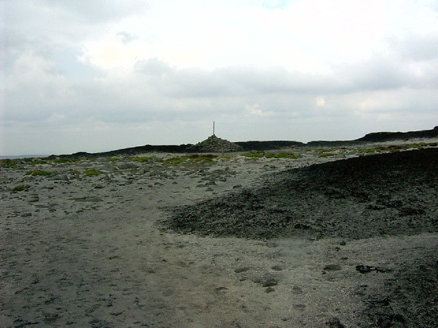 The summit of Bleaklow, second highest hill in the Dark Peak