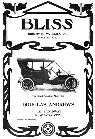 <span class="mw-page-title-main">Bliss (automobile)</span> Defunct American motor vehicle manufacturer