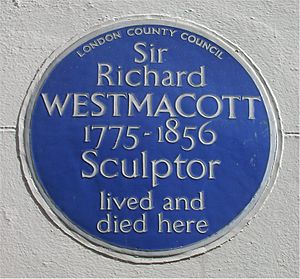 Blue plaque Richard Westmacott.jpg