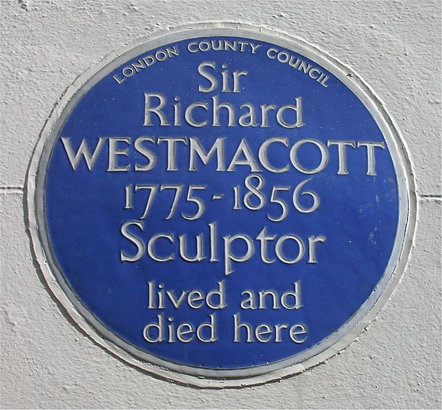 Blue plaque at 14 South Audley Street, London