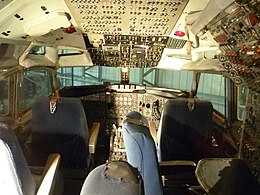 Boeing 707 cockpit Boeing 707 cockpit, Museum of Flight.jpg