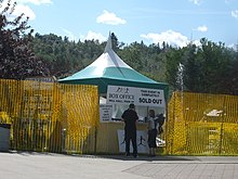 Folk Festival box office in Edmonton, Alberta, Canada. Box-office-6692.JPG