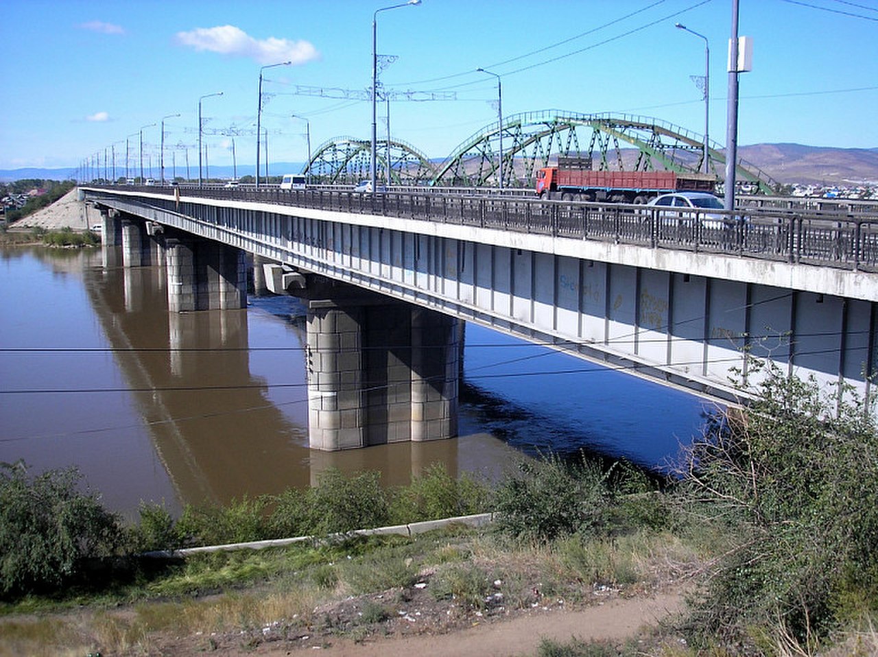 Селенгинский мост Улан-Удэ