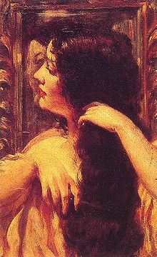 Brunette Combing Her Hair.jpg