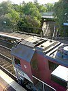 Tracks of the South Kensington-West Footscray line pass under Footscray station