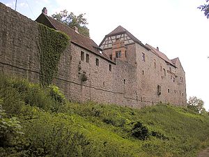 Вид замка с западной стороны