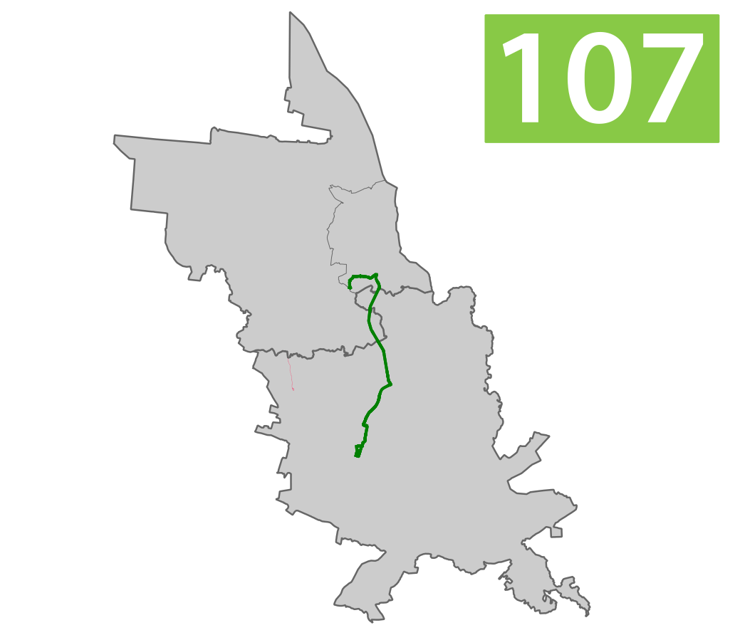 Московская линия 107 ярославль карта