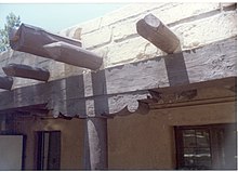 Bandelier National Monument Headquarters, originally the Park Lodge Dining room and snack-bar building, built by the Civilian Conservation Corps CCC - HQ.jpg