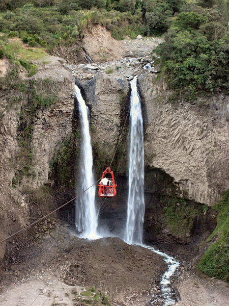 File:Cable Car, Manto de la novia waterfall.jpg