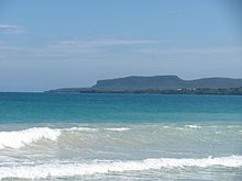 Cabo Samaná viewed from the Rincón Bay.