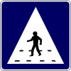 Pedestrian crossing area